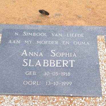 SLABBERT Anna Sophia 1918-1999