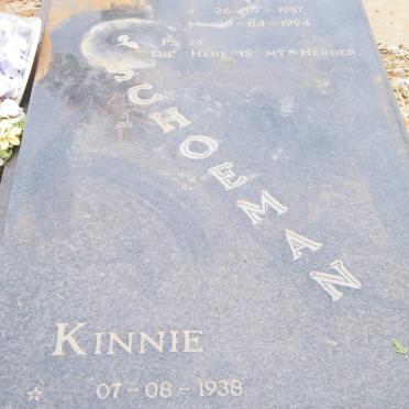 SCHOEMAN Albert 1957-1994 :: SCHOEMAN Kinnie 1938-2010
