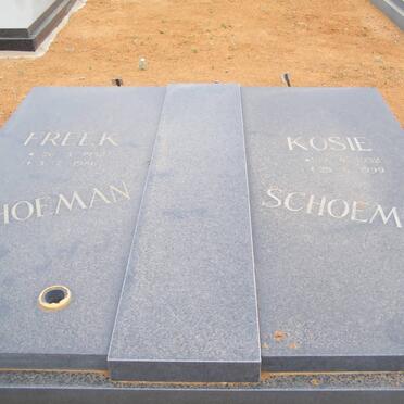 SCHOEMAN Freek 1932-1986 :: SCHOEMAN Kosie 1932-1999
