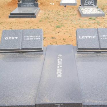 SCHEEPERS Gert 1923-2001 &amp; Lettie 1919-2004