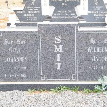 SMIT Gert Johannes 1933-1993 &amp; Wilhelmina Jacoba 1948-