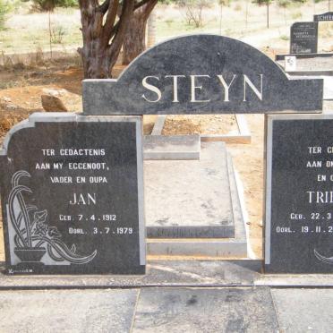 STEYN Jan 1912-1979 &amp; Trien 1919-2003