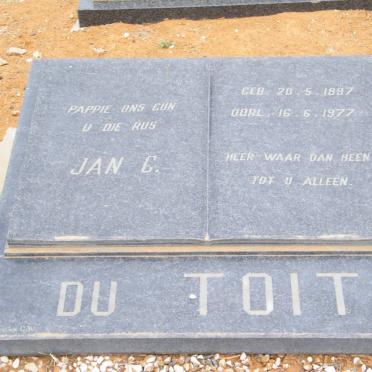 TOIT Jan C., du 1897-1977