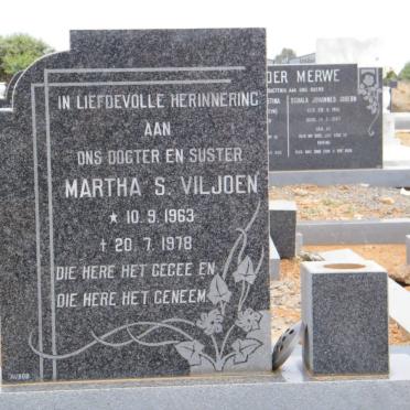 VILJOEN Martha S. 1963-1978