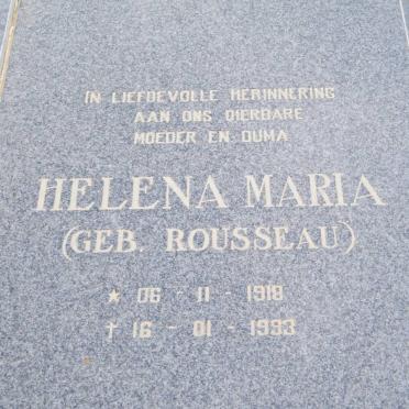 VERMEULEN Christoffel Johannes 1912-1992 &amp; Helena Maria ROSSEAU 1918-1993