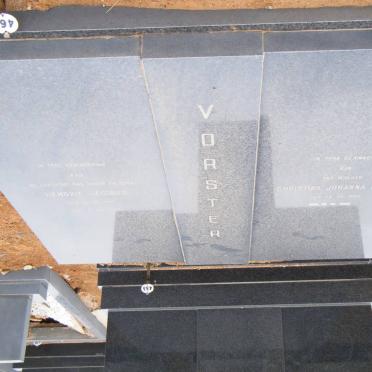 VORSTER Hendrik Jacobus 1921-1983 &amp; Christina Johanna Sophia 1938-2009