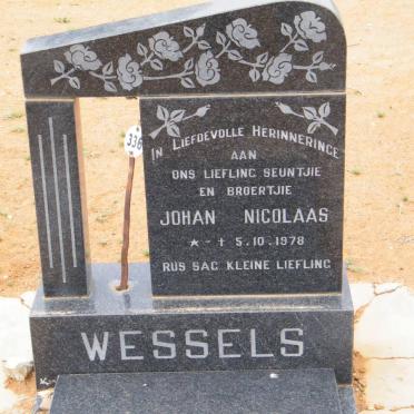 WESSELS Johan Nicolaas 1978-1978
