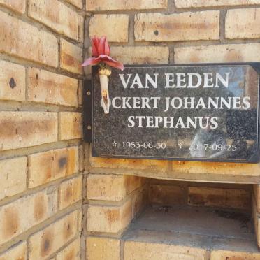 EEDEN Ockert Johannes Stephanus, van 1953-2017