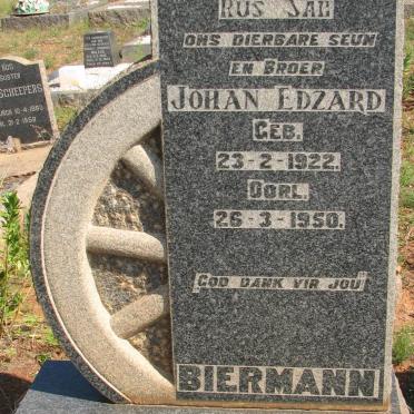 BIERMAN Johan Edzard 1922-1950