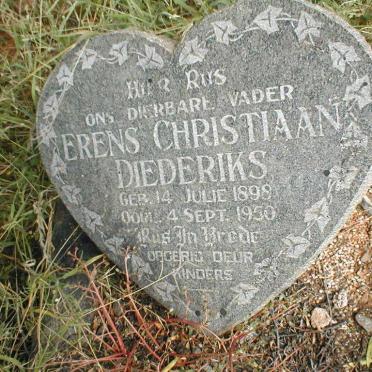 DIEDERIKS Erens Christiaan 1898-1950