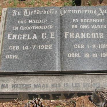 DREYER Francois J. 1919-1964 &amp; Engela C.E. 1922-