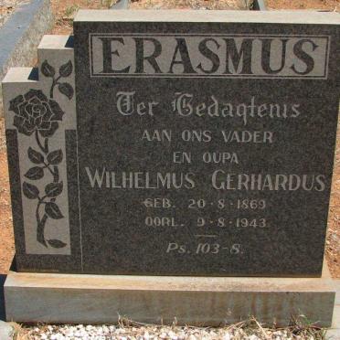 ERASMUS Wilhelmus Gerhardus 1869-1943