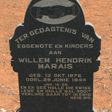MARAIS Willem Hendrik 1876-1944