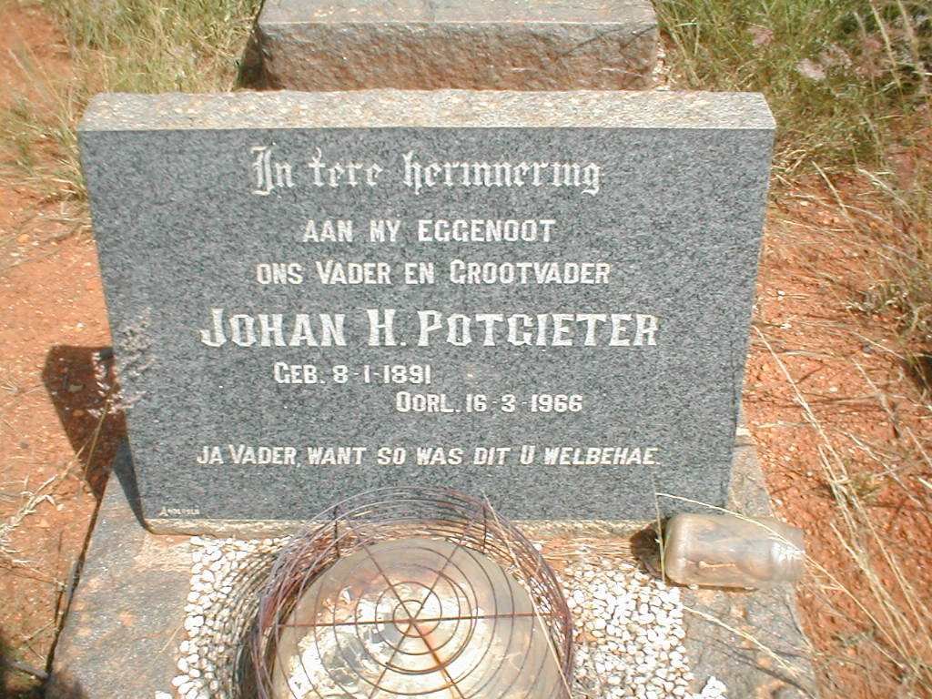 POTGIETER H. 1891-1966