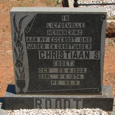 ROODT Christiaan S. 1903-1974