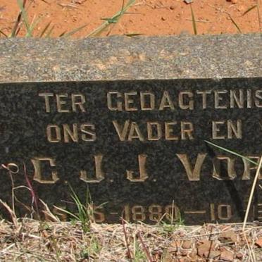 VORSTER C.J.J. 1880-19?4