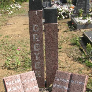 DREYER Willem Albert Adriaan 1926-1991 &amp; Thysina Georgina 1932-