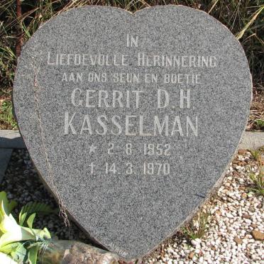 KASSELMAN Gerrit D.H. 1952-1970
