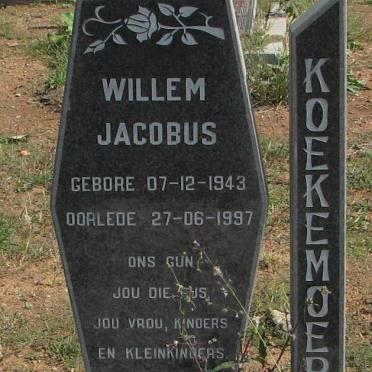 KOEKEMOER Willem Jacobus 1943-1997