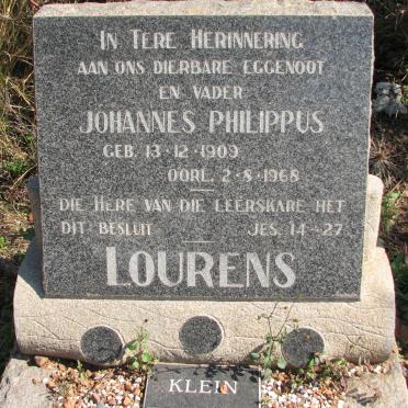 LOURENS Johannes Philippus 1909-1968