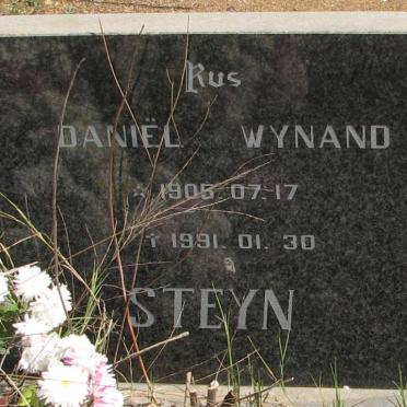 STEYN Daniel Wynand 1905-1991