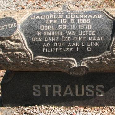 STRAUSS Jacobus Coenraad 1886-1970