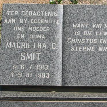 SMIT Magrietha C. 1913-1983