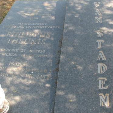STADEN Phillippus Theunis, van 1920-1993