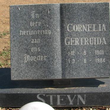 STEYN Cornelia Gertruida 1901-1984