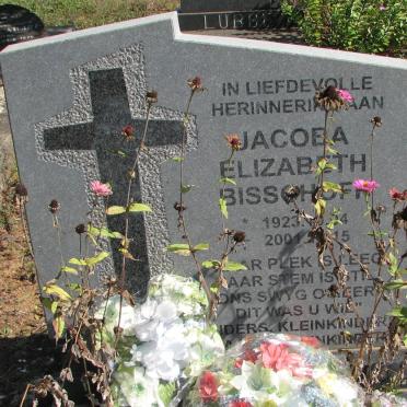 BISSCHOFF Jacoba Elizabeth 1923-2001