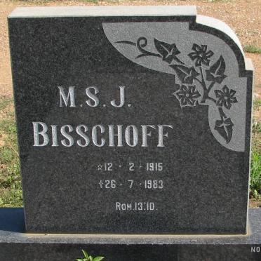 BISSCHOFF M.S.J. 1915-1983
