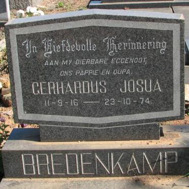 BREDENKAMP Gerhardus Josua 1916-1974