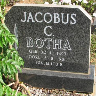 BOTHA Jacobus C. 1893-1981