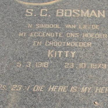 BOSMAN S.C. 1918-1979
