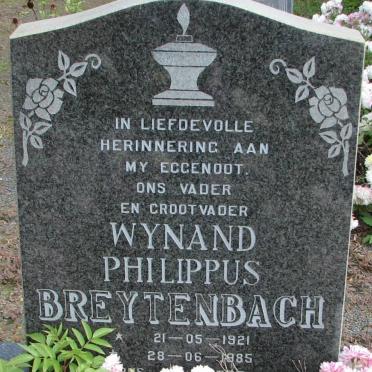 BREYTENBACH Wynand Philippus 1921-1985