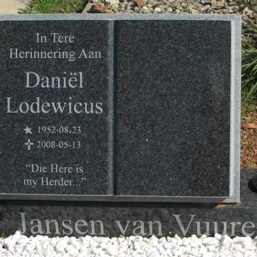 VUUREN Daniel Lodewicus, Jansen van 1952-2008