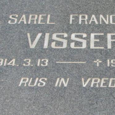 VISSER Sarel Francois 1914-1985
