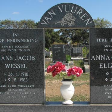 VUUREN Hans Jacob Wessel, van 1918-1983 &amp; Anna Cornelia Elizabeth 1927-2009