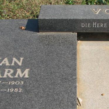 VORSTER Jan Harm 1903-1982
