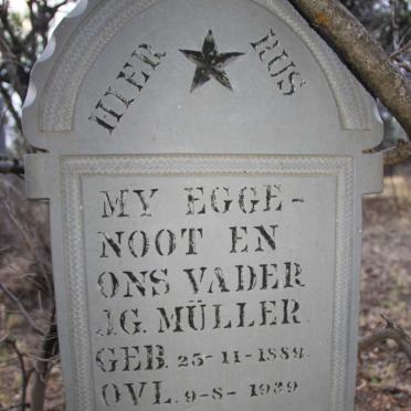 MÜLLER J.G. 1889-1939