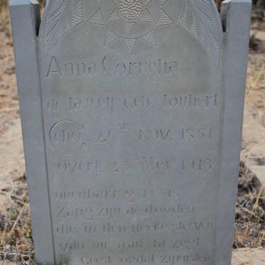 REY Anna Cornelia, de la nee JOUBERT 1851-1913