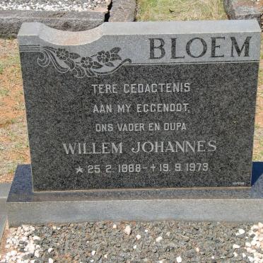 BLOEM Willem Johannes 1888-1973