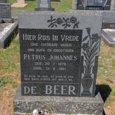 BEER Petrus Johannes, de 1876-1961