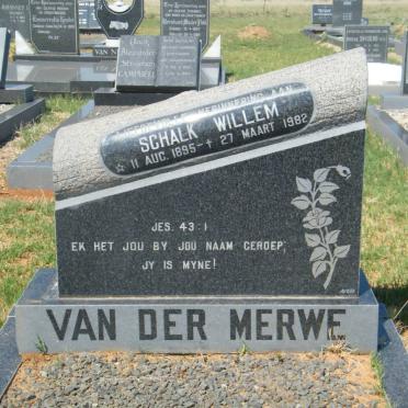 MERWE Schalk Willem, van der 1895-1982