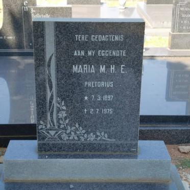 PRETORIUS Maria M.H.E. 1897-1975
