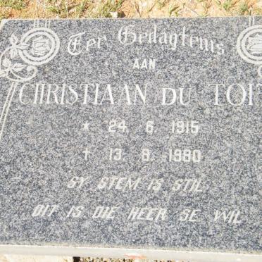 TOIT Christiaan, du 1915-1980