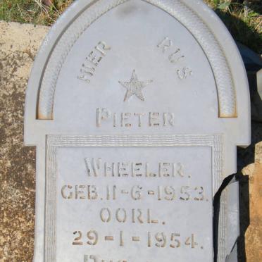 WHEELER Pieter 1953-1954