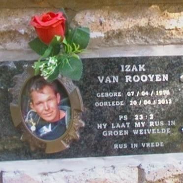 ROOYEN Izak, van 197?-2012