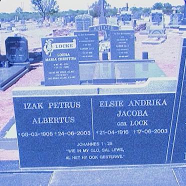 BOONZAIER Izak Petrus Albertus 1905-2003 en Elsie Andrika Jacoba LOCK 1916-2003