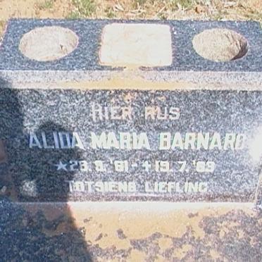 BARNARD Alida Maria 1961-1963